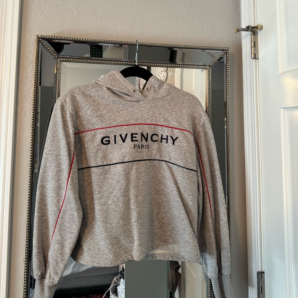 Givenchy Gray Sweater with Minimalist Design